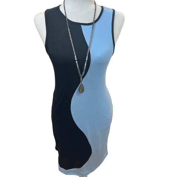 VERO MODA Ribbed Sleeveless Dress Size Small - Picture 3 of 7